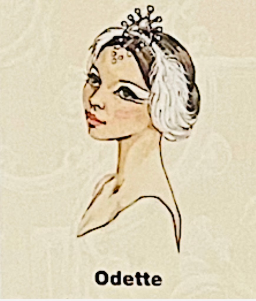 Maquillage d'Odette Lac des Cygnes